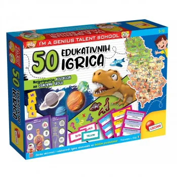 MALI GENIJE SR SET 50 EDUKATIVNIH IGARA 