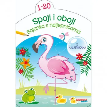 BOJANKA S NALEPNICAMA SPOJI I OBOJI 1-4 