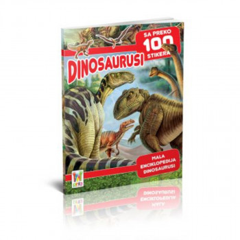100 stikera Dinosauri 