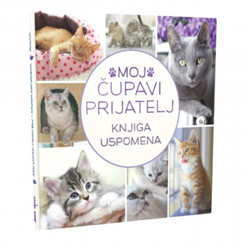 MOJ ČUPAVI PRIJATELJ-KNJIGA USPOMENA-MAČKA 