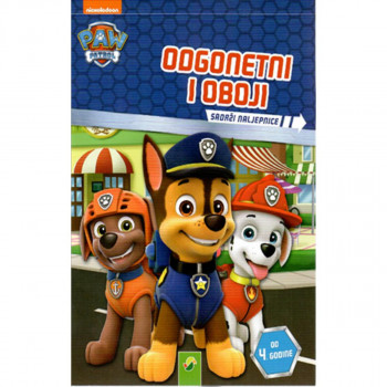 PAW PATROL ODGONETNI I OBOJI 