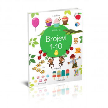 PIŠI BRIŠI BROJEVI 1-10 