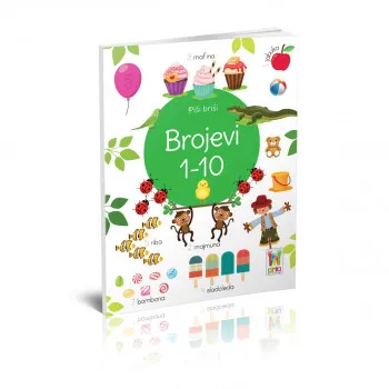 PIŠI BRIŠI BROJEVI 1-10 