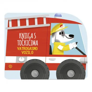 KNJIGA SA TOČKIĆIMA VATROGASNO VOZILO 