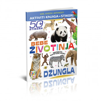50+ stikera - Bebe životinja - Džungla 
