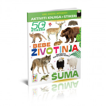 50+ stikera - Bebe životinja - Šuma 