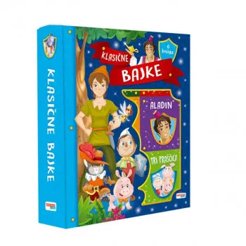 BOX SET: KLASIČNE BAJKE KNJIGA SA 6 SLAGALICA 