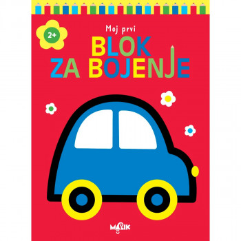BLOK ZA BOJENJE CRVENI AUTO 