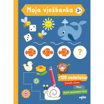 MOJA VJEŽBANKA 3+ PLAVA 