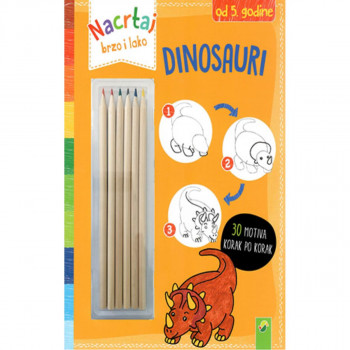 NACRTAJ BRZO I LAKO-DINOSAURI 