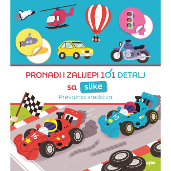 PRONAĐI I ZALIJEPI 101 DETALJ - PREVOZNA SREDSTVA 