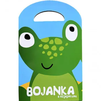 Bojanka s naljepnicama- Žaba 