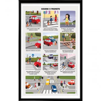 Poster A2 - Sigurni u prometu 