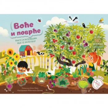 KNJIGE SA NALJEPNICAMA-VOĆE I POVRĆE 