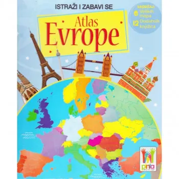 Istraži i zabavi se-Atlas Evrope 
