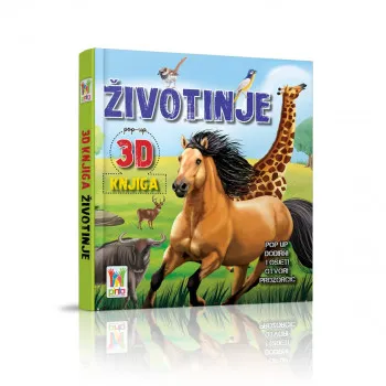 3D KNJIGA ŽIVOTINJE POP-UP 