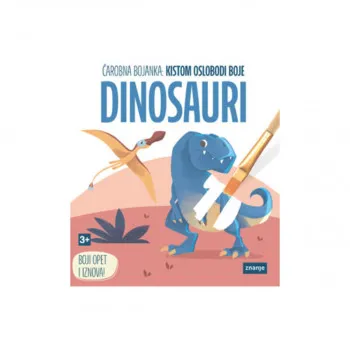 Čarobna bojanka: Kistom oslobodi boje – Dinosauri 