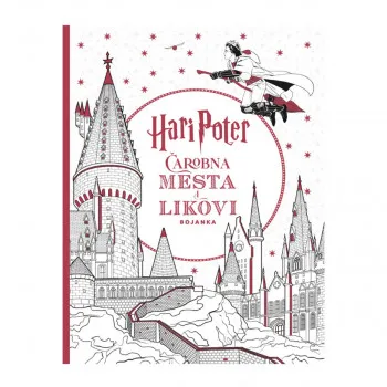 Hari Poter Čarobna mesta i likovi - bojanka 