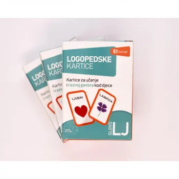 LOGOPEDSKE KARTICE-SLOVO LJ-LATINICA 