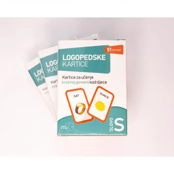 LOGOPEDSKE KARTICE-SLOVO S-LATINICA 