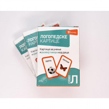 LOGOPEDSKE KARTICE-SLOVO L-ĆIRILICA 