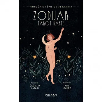 Zodijak tarot karte-priručnik i špil od 78 karata 