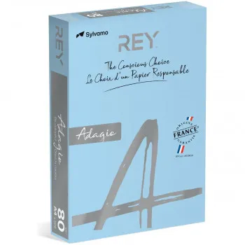 PAPIR COPY REY ADAGIO A4 80GR BRIGHT BLUE SYLVAMO 