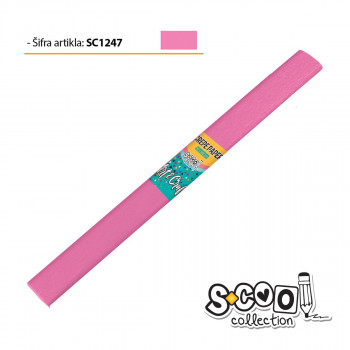 KREP PAPIR S-COOL ROZI 50*200 SC1247 