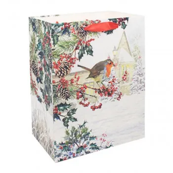 UKRASNA KESA CHRISTMAS ROBINS L LP53115 