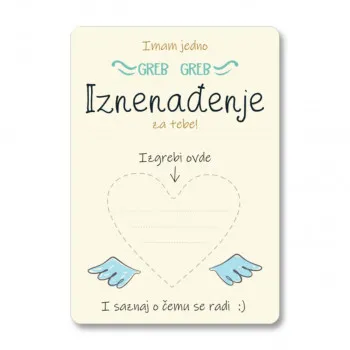 ČESTITKA GREB GREB IZNENAĐENJE CLASIC 