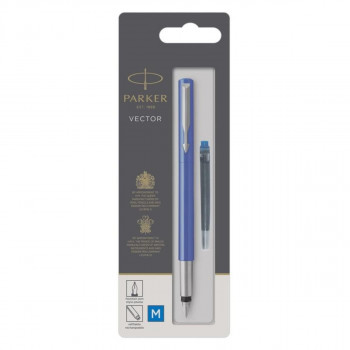 NALIV PERO PARKER VECTOR PLAVO BLISTER 