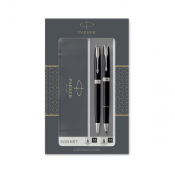 SET PARKER SONNET DUO (BP+RB) CRNO CT 