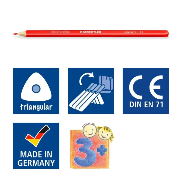 DRVENE BOJICE ERGO SOFT 1/12 