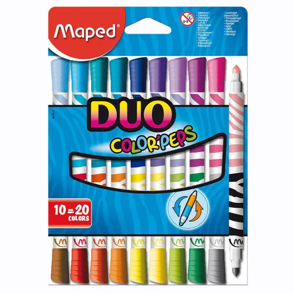 FLOMASTERI MAPED DUO OB.10/1 