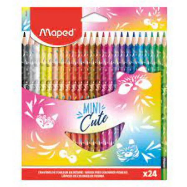 DRVENE BOJICE 24/1 MINI CUTE MAPED 