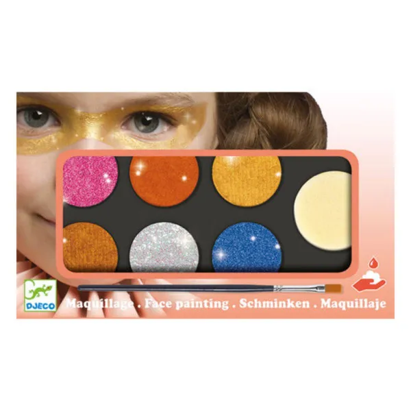 BOJE ZA LICE - Palette 6 colours - Metallic 