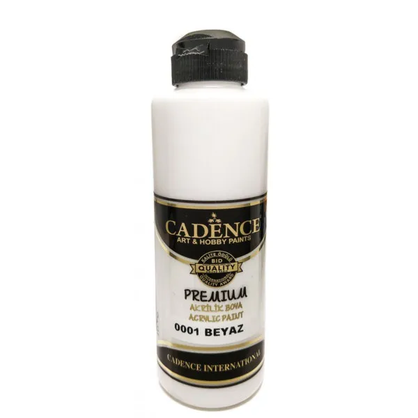 AKRILNA BOJA 250ml  BIJELA CADENCE 