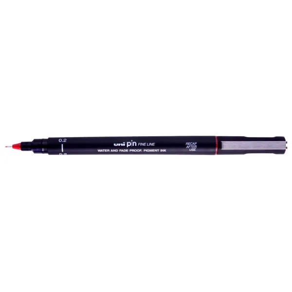 MARKER UNI PIN 02-200 RED 