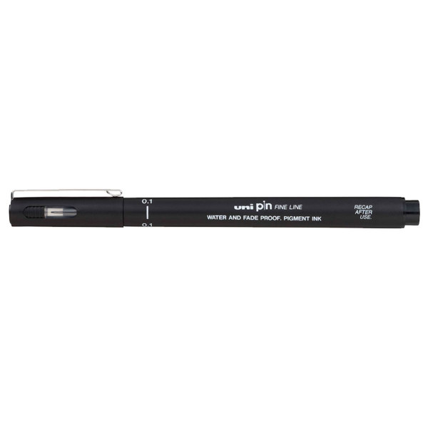 MARKER UNI PIN 01-200 BLACK 