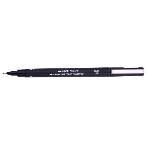 MARKER UNI PIN 02-200 BLACK 