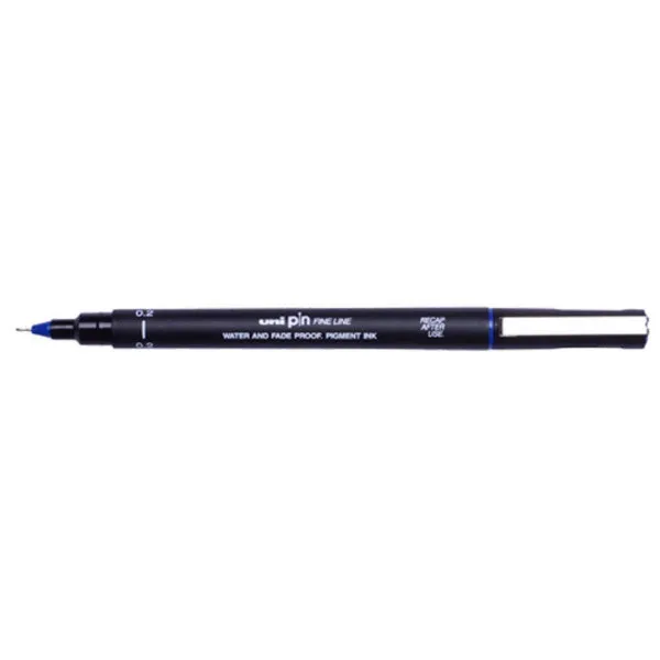 MARKER UNI PIN 02-200 BLUE 