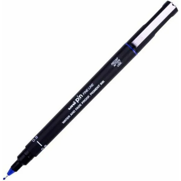 MARKER UNI PIN 08-200 BLUE 