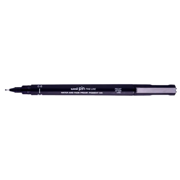 MARKER UNI PIN 06-200 BLACK 