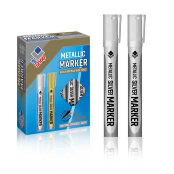 MARKER PERM.OFFISHOP SILVER 