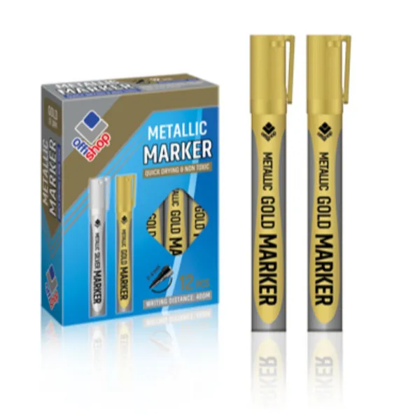 MARKER PERM.OFFISHOP GOLD 