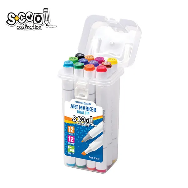 ART MARKER S-COOL 12/1 OBOSTRANI 6mm-3mm 