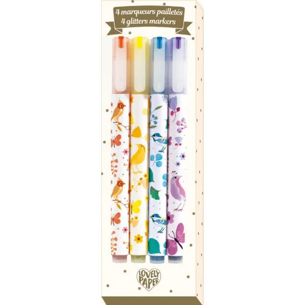 MARKERI - 4 glitters markers DD03740 