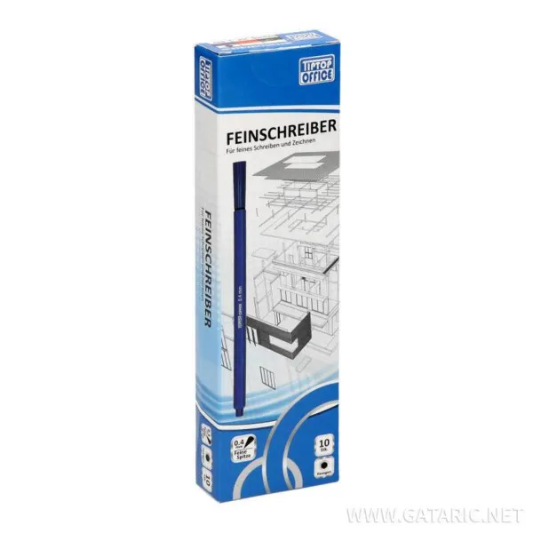 TTO FINELINER 0,4mm 10/1 PLAVA 