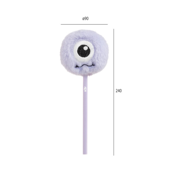 GRAFITNA OLOVKA POMPOM MONSTER B2F 