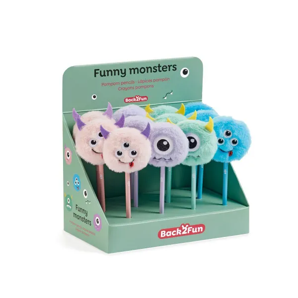 GRAFITNA OLOVKA POMPOM MONSTER B2F 